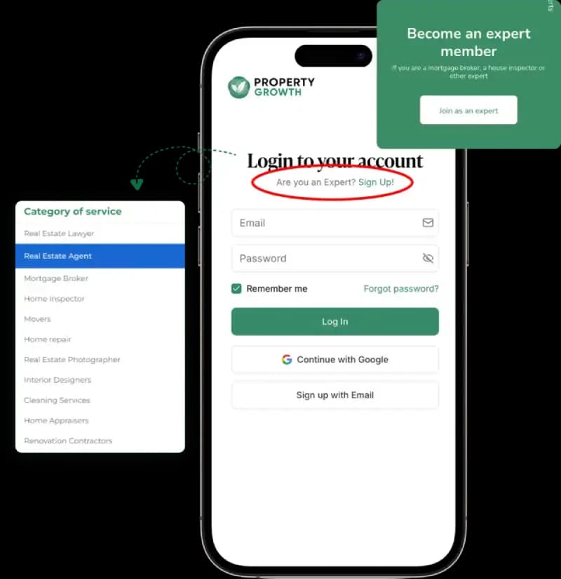 Signup preview