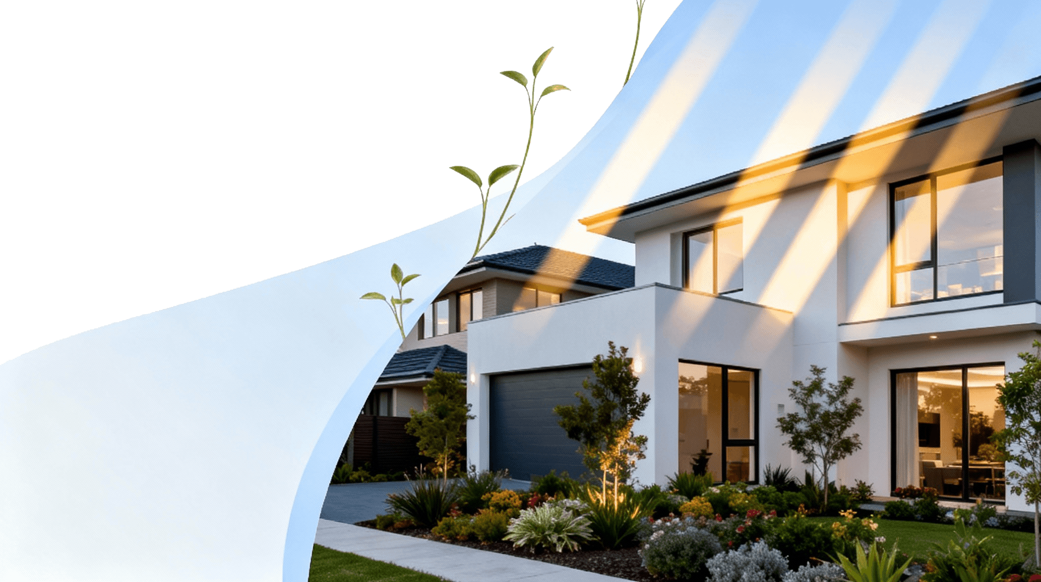 Modern buildings background