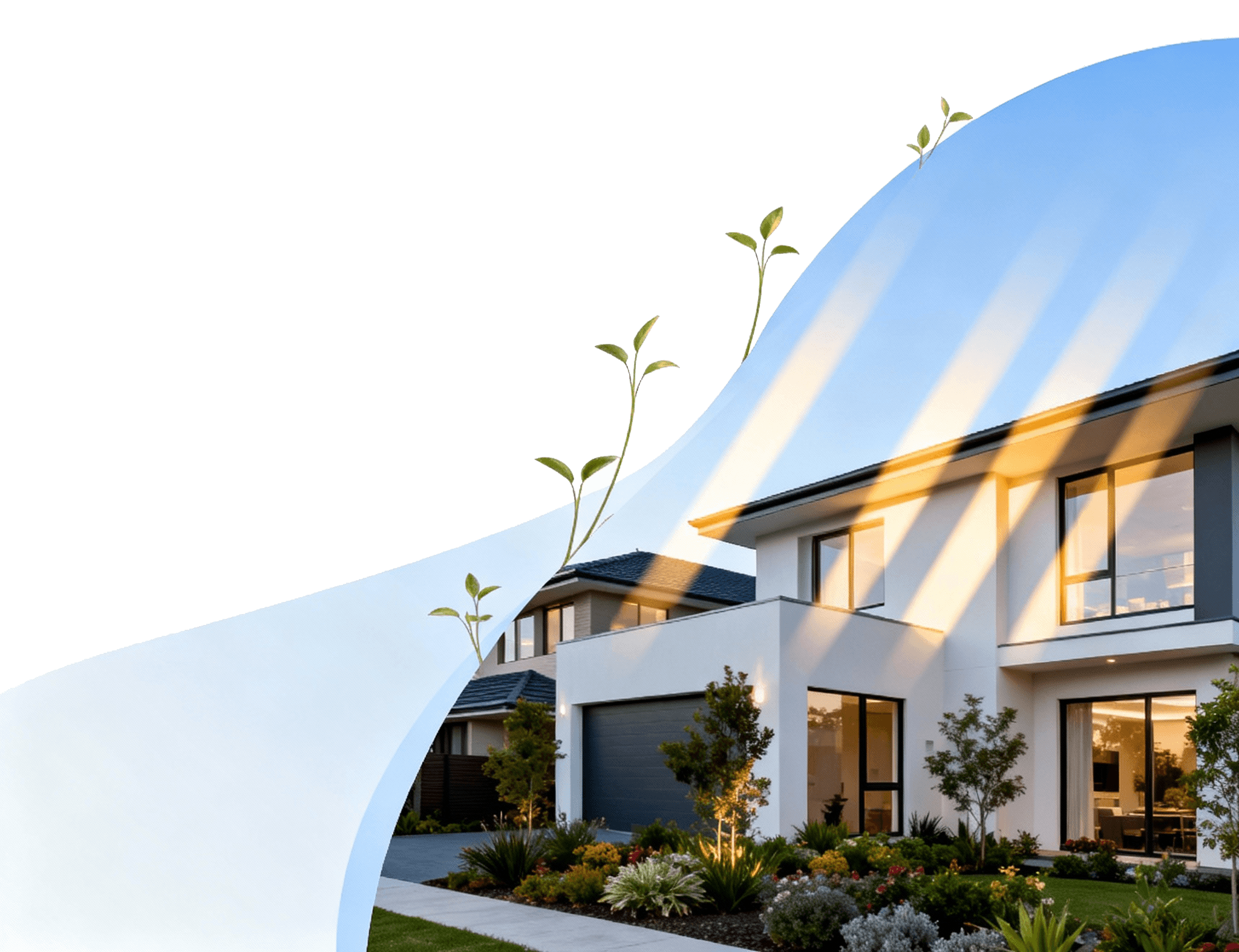 Modern buildings background